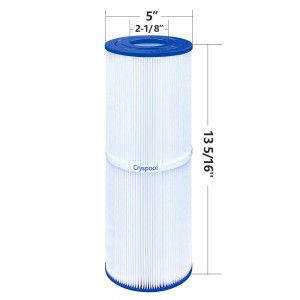Cryspool PRB25-IN Spa Filter Replaces Unicel C-4326 Hot Tub Filter, Filbur FC-2375, 3005845, R172327, R173429, 33521, 25392, 817-2500,5X13 Spa Filter 25 sq.ft.