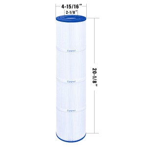 Cryspool Spa Filter Compatible with Rainbow RTL-75, Custom Molded Products 25390, Unicel C-4975, PRB75, R173435, 17-2632,75 sq.ft.