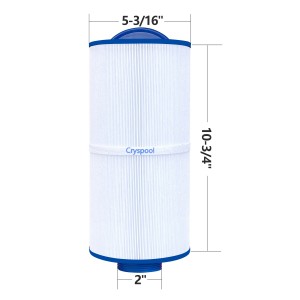 Cryspool 2″ MPT-Thread Spa Filter Compatible with Tuff spa Filter, Del Sol Spas, Sundance Spas 6540-723,5CH-402, FC-2811, South Pacific Spas 40 sq.ft hot tub Filter