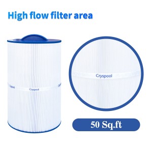 Cryspool Spa Filter Compatible with Caldera 50, Caldera Spas, Unicel C-7350, 1019401, 73532, PCD50N, FC-3963, 50 sq.ft hot tub Filter