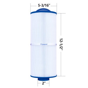 Cryspool MPT-Thread Spa Filter Compatible with Marquis 35, Marquis Spa 20042, 20092, 370-0240, PPM35SC-F2M, 5CH-352, FC-0196, 35 sq.ft.