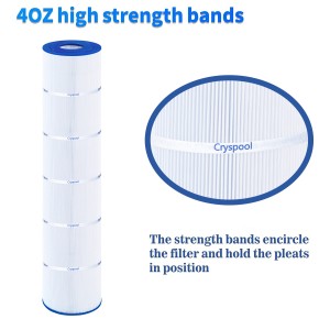 Cryspool Pool Filter Compatible with Clean & Clear Plus 520, PCC130, R173578, Unicel C-7472, Filbur FC-1978, 817-0131